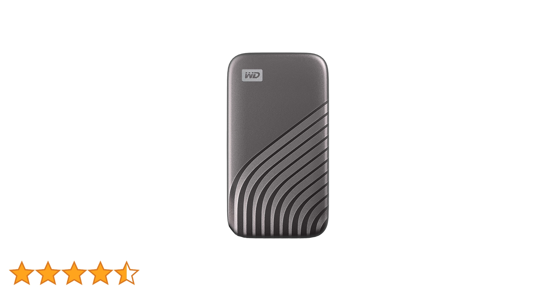 WD My Passport 外付け SSD 2TB WD My Passport SSD 2 TB mobiler SSD Speicher Space-Grau